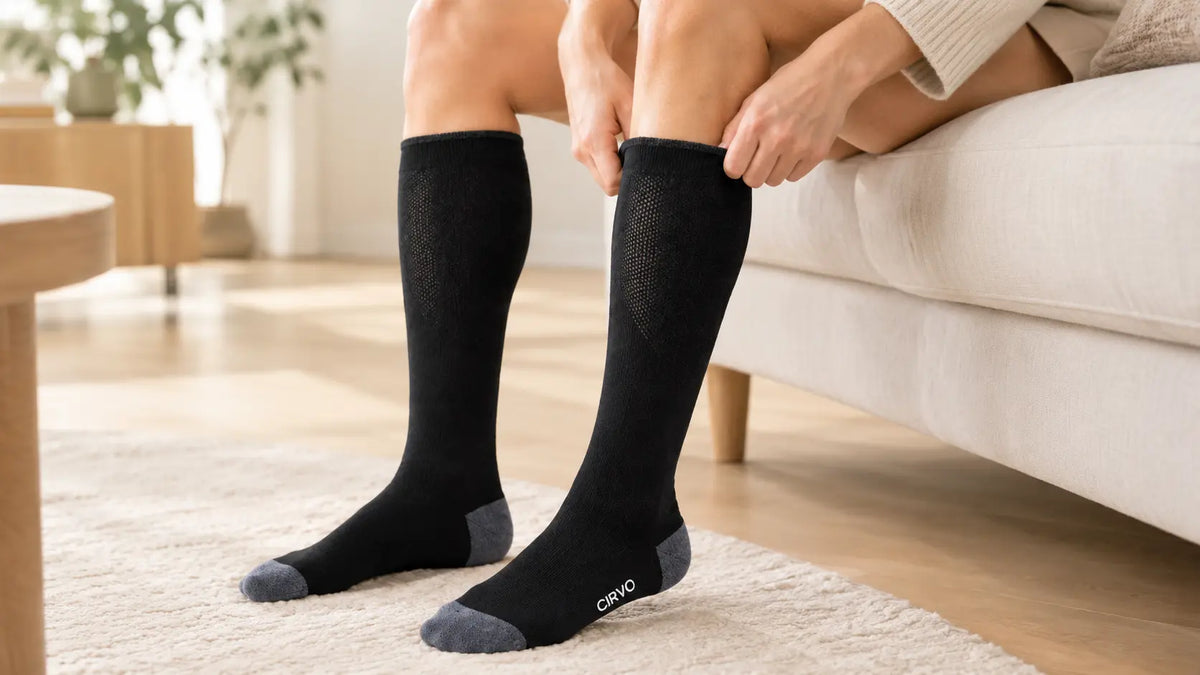 Compressiekousen: wat zijn het, hoe doe je ze aan en voor wie zijn ze handig?