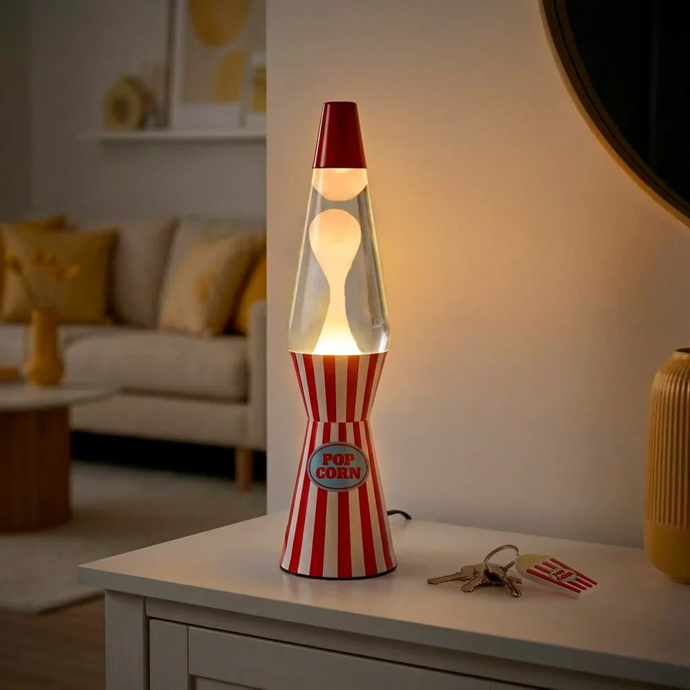 Fisura Design Lavalamp Popcorn als sfeervolle verlichting in de woonkamer
